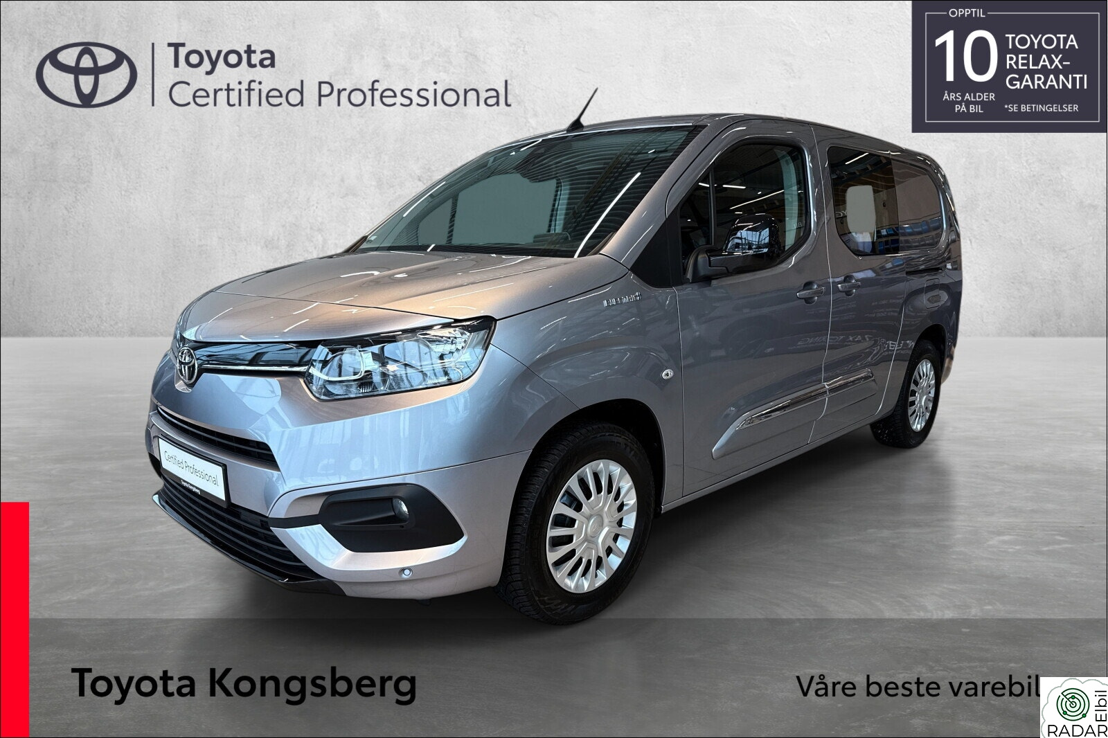 TOYOTA Proace City Electric Electric 50 kWt Comfort L2 LANG/270KM WLTP