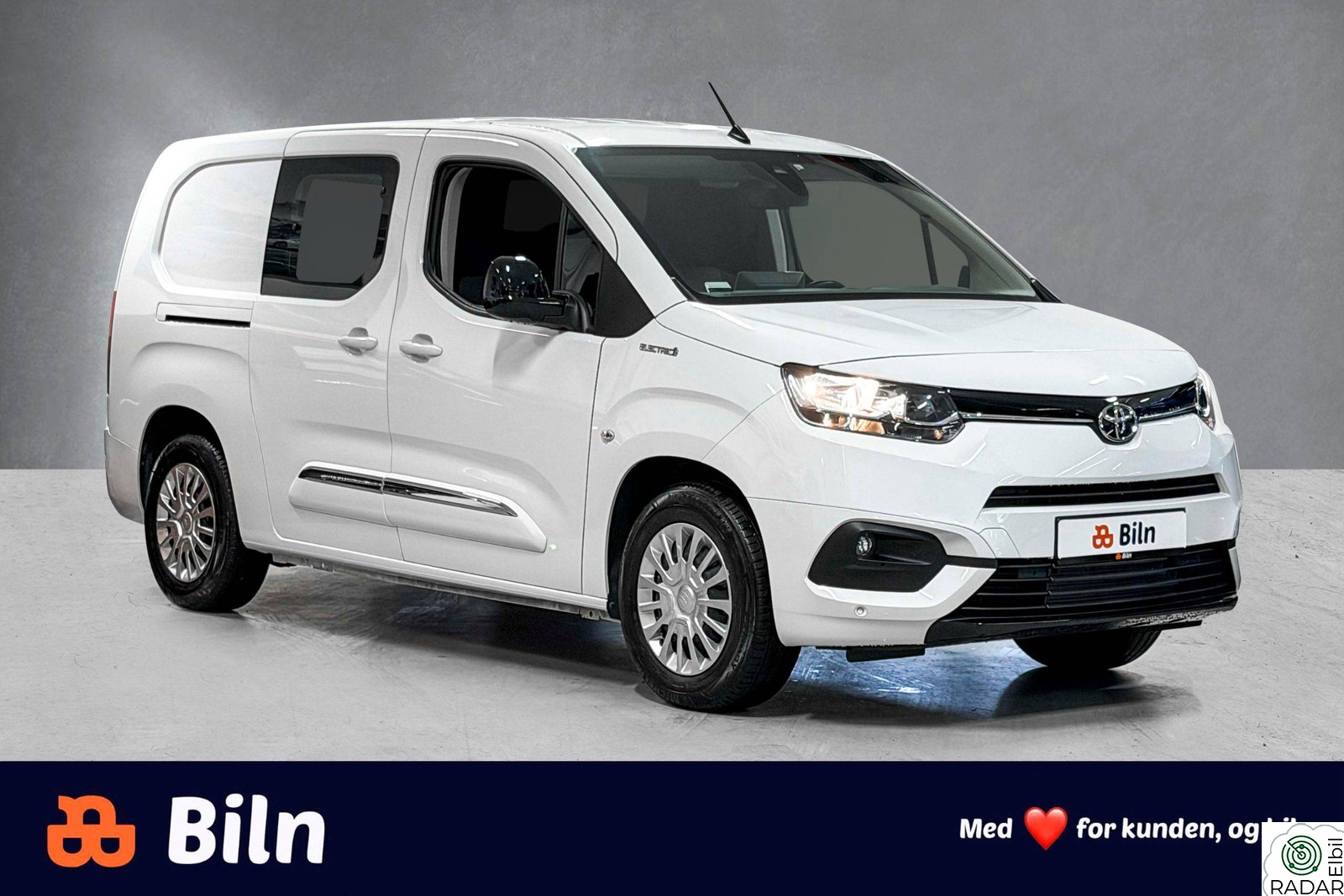 TOYOTA Proace City Electric Electric L2 /Cruise/2xSkyvedør/Krok/Carplay/Navi