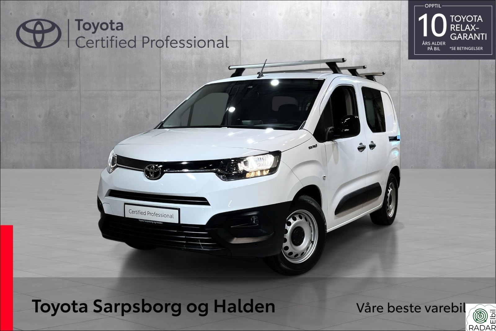 TOYOTA Proace City Electric Electric 50 kWt Comfort Fleet L1, HENGERFESTE,
