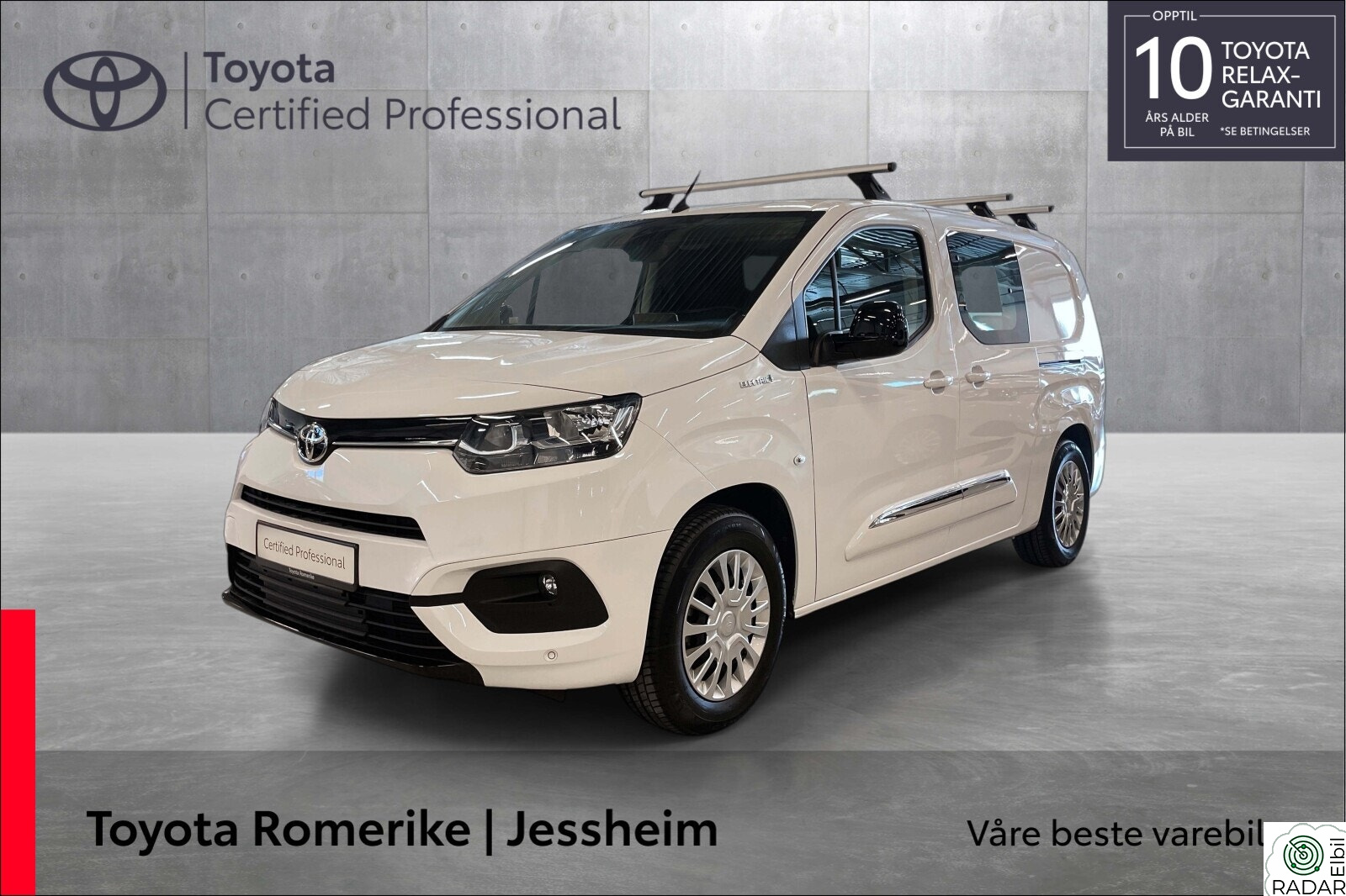 TOYOTA Proace City Electric Electric 50 kWt Comfort Plus L2