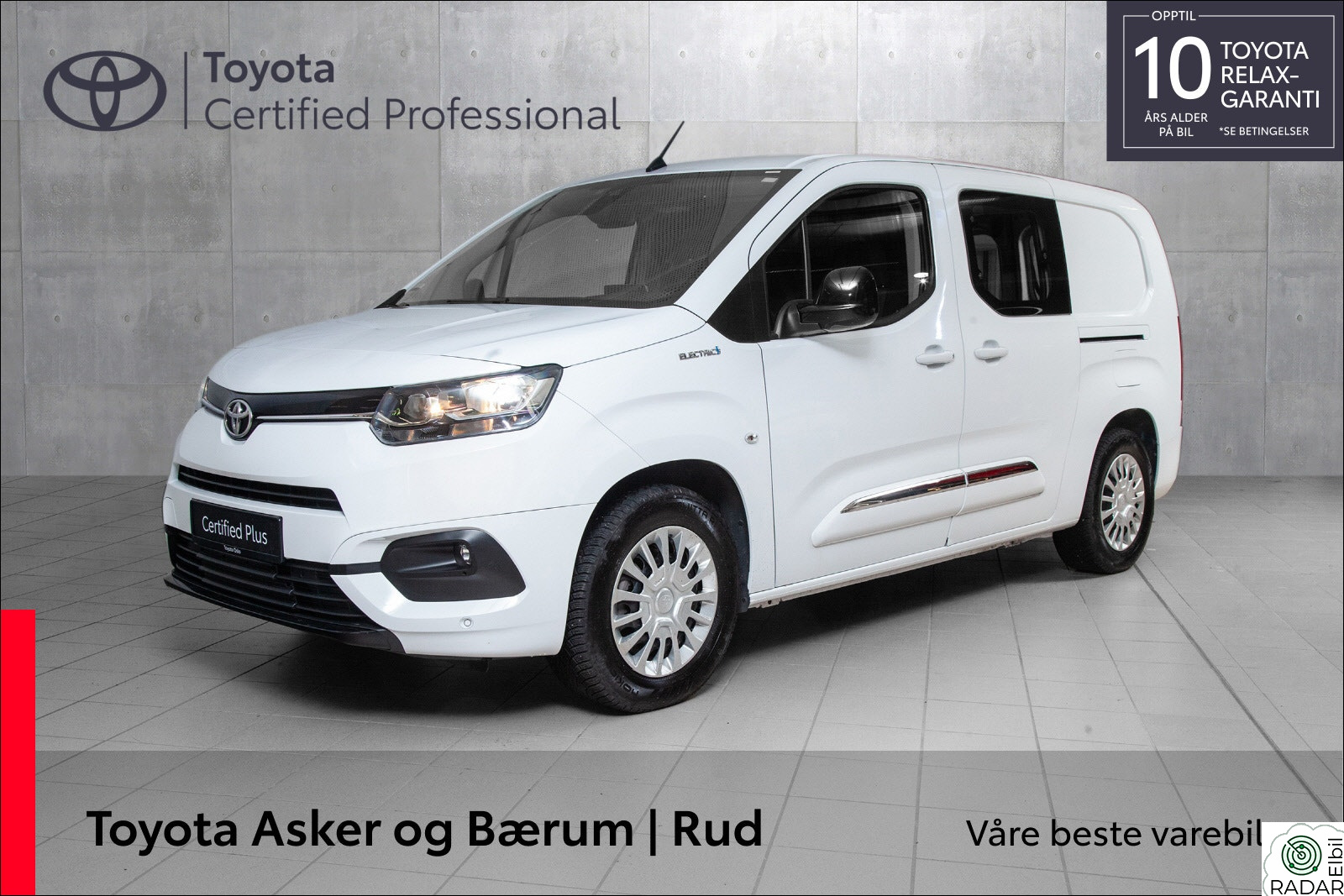 TOYOTA Proace City Electric Electric 50 kWt Comfort Plus L2