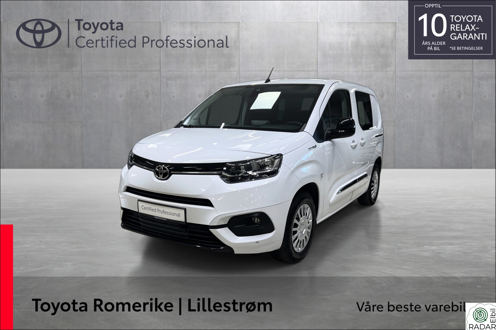 TOYOTA Proace City Electric Electric 50 kWt Comfort Plus L2