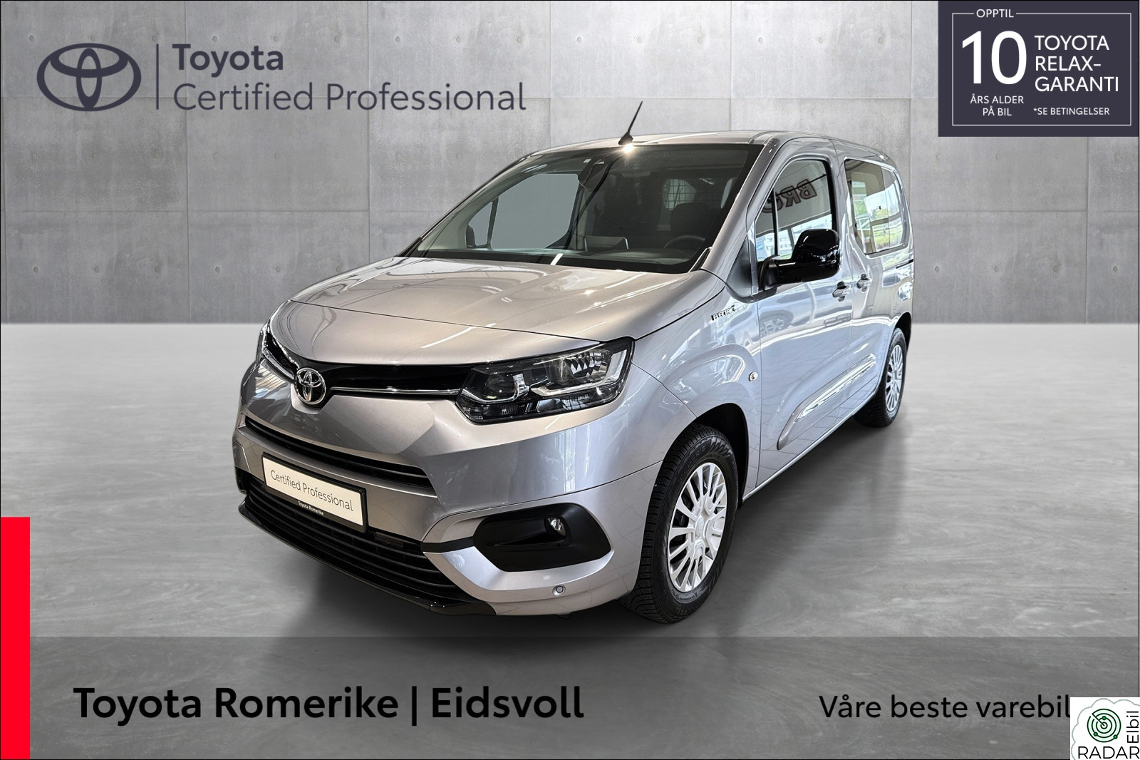 TOYOTA Proace City Electric Electric 50 kWt Comfort L1