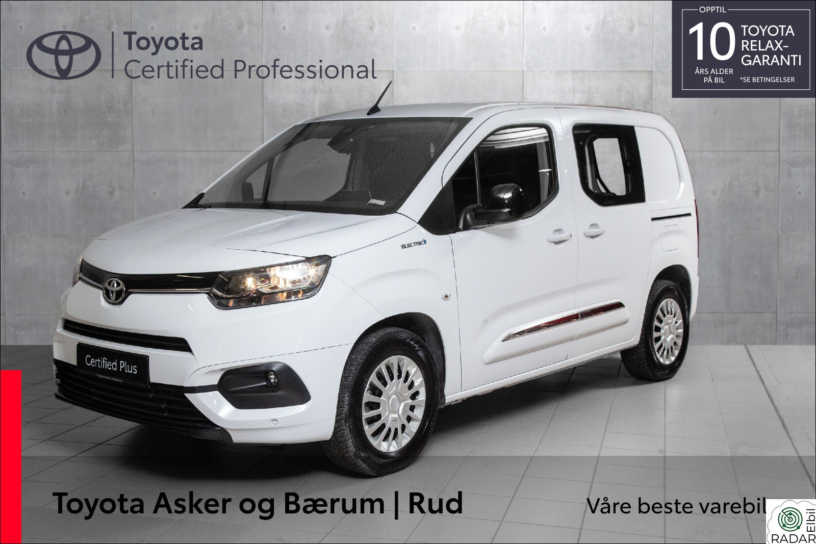 TOYOTA Proace City Electric Electric 50 kWt Comfort L2