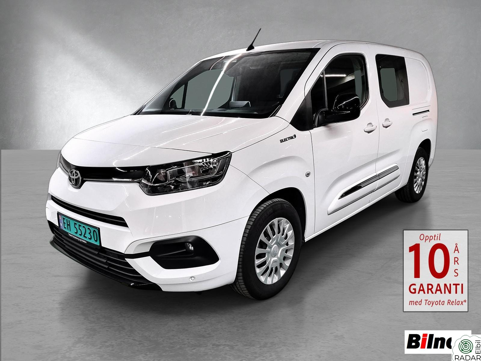TOYOTA Proace City Electric Electric 50KWh L2 Lang / Cruise / CarPlay / Hengerfeste