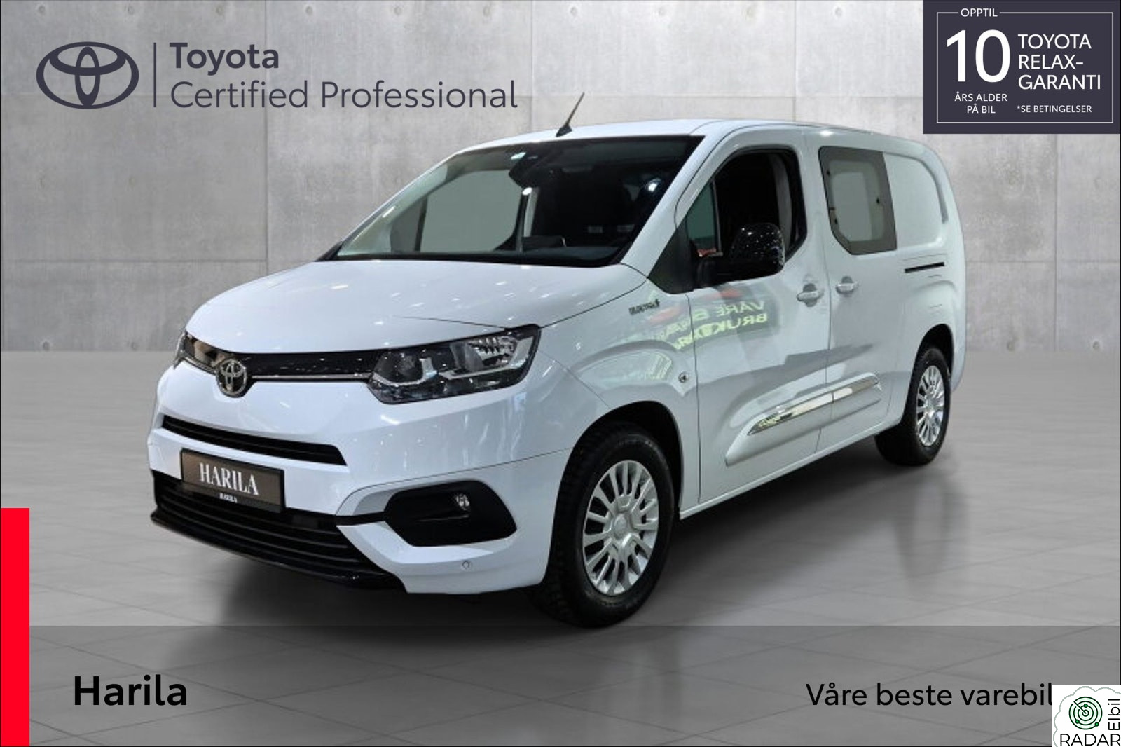 TOYOTA Proace City Electric Lang (L2) E-automatgir Comfort Plus