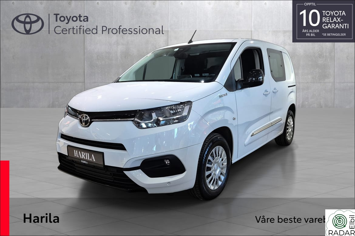 TOYOTA Proace City Electric Kort (L1) 2 E-automatgir Comfort Sidehengslet