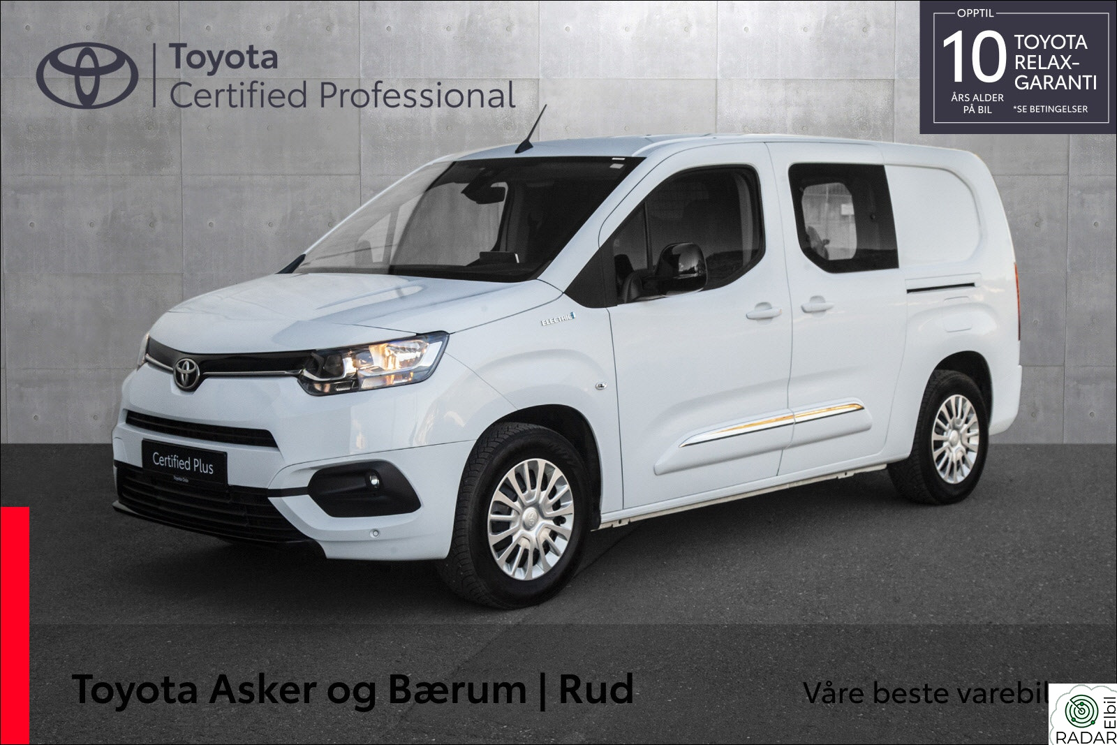 TOYOTA Proace City Electric Electric 50 kWt Comfort L2