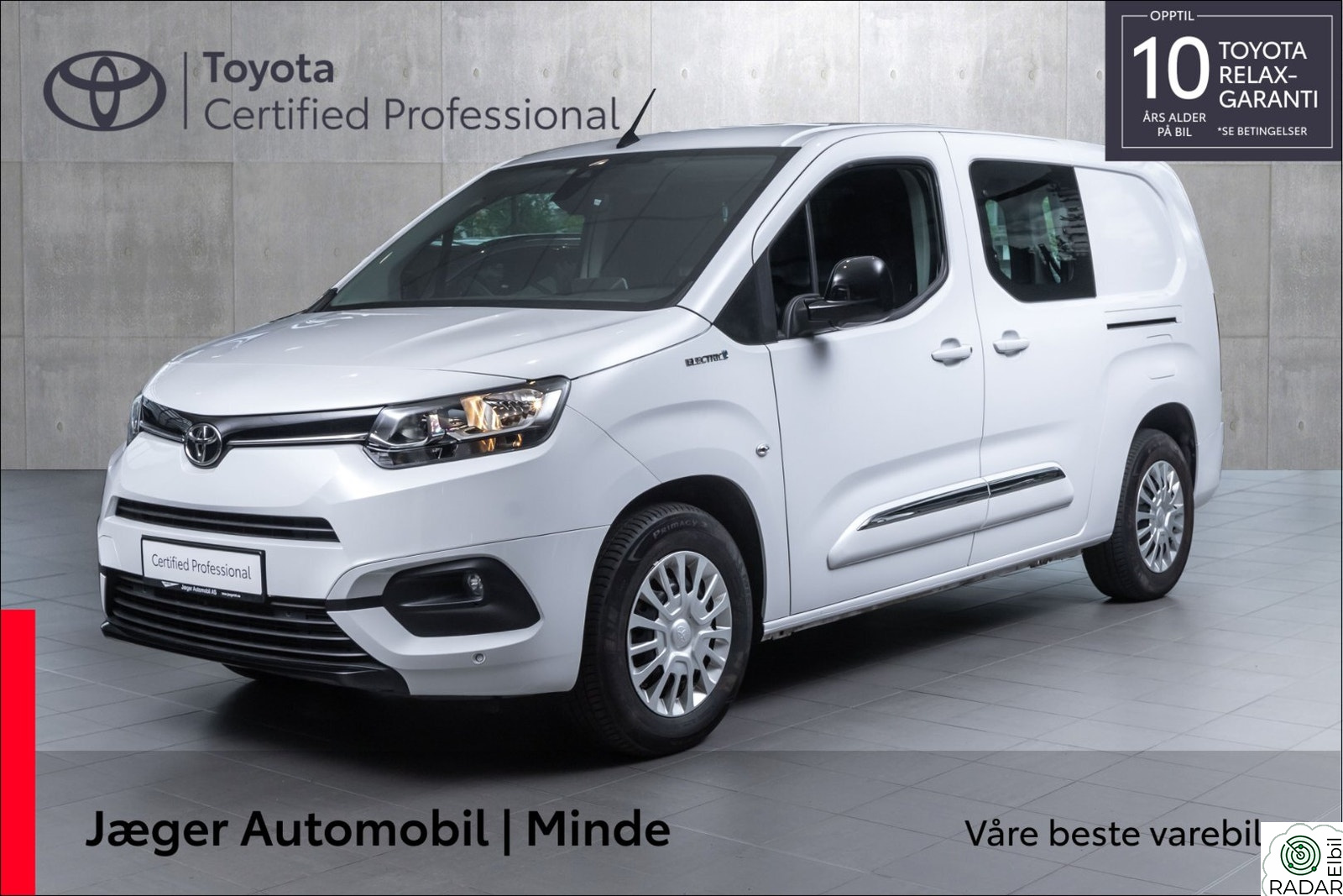 TOYOTA Proace City Electric Electric 50 kWt Comfort L2