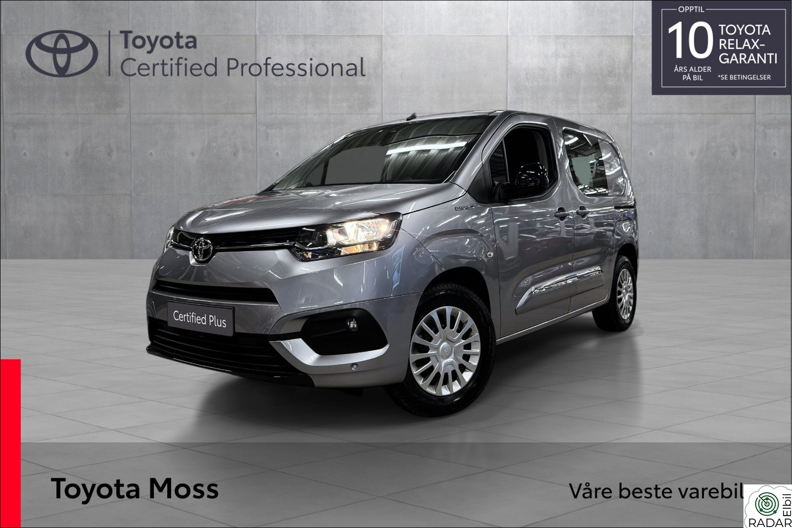 TOYOTA Proace City Electric Electric 50 kWt Comfort L1 / LAV KM /