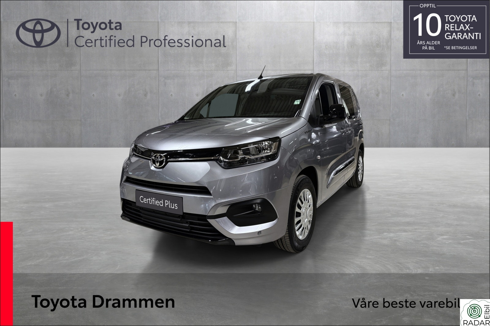 TOYOTA Proace City Electric Electric 50 kWt Comfort L1