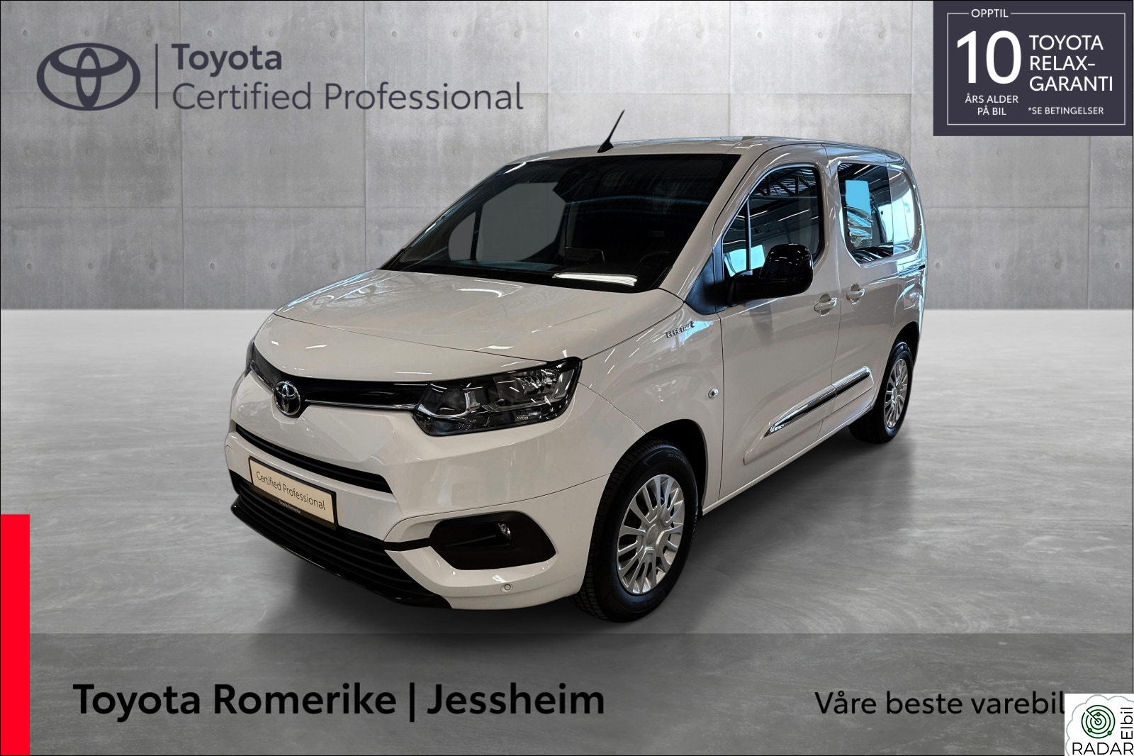 TOYOTA Proace City Electric Electric 50 kWt Comfort L1