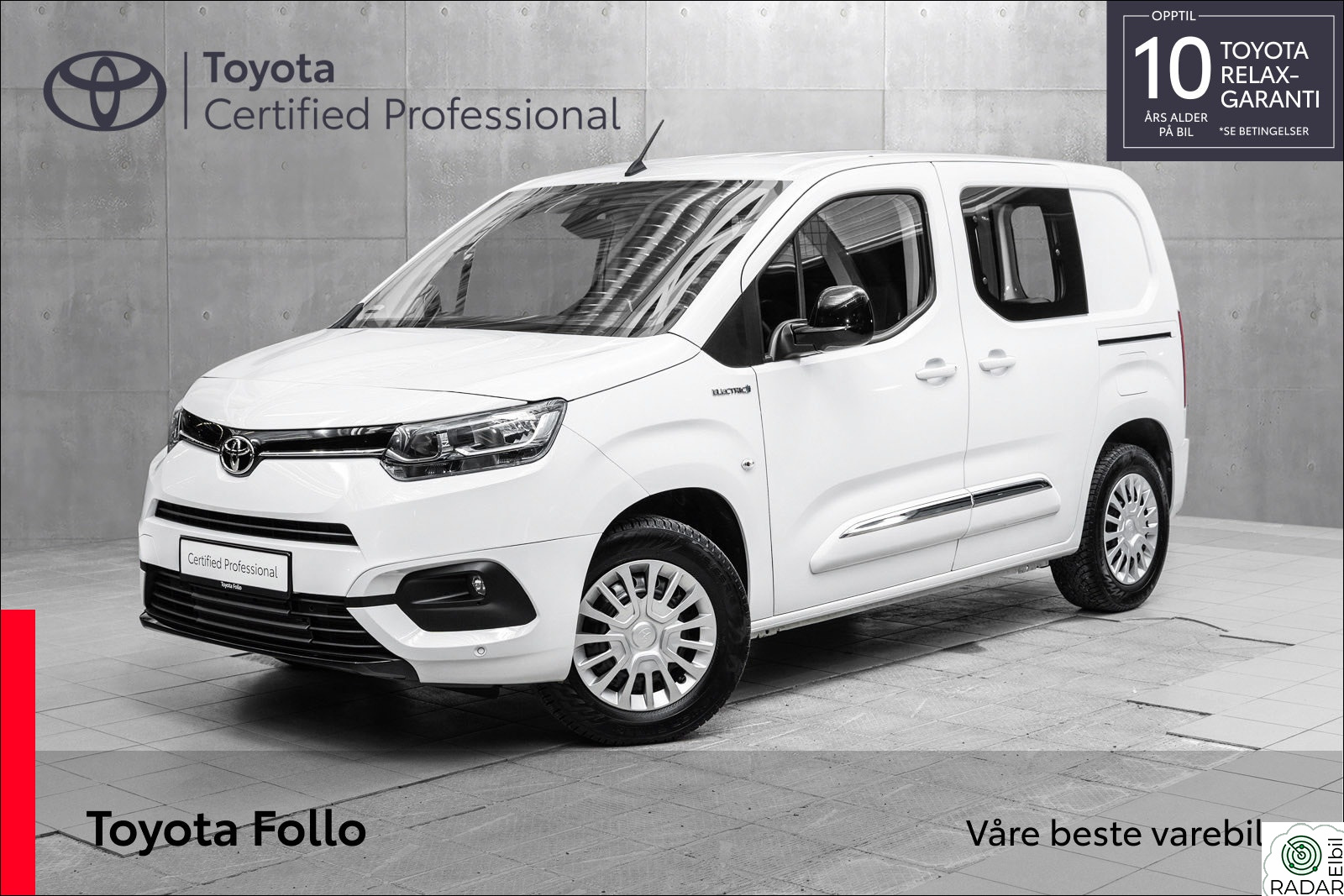 TOYOTA Proace City Electric Electric 50 kWt Comfort L1