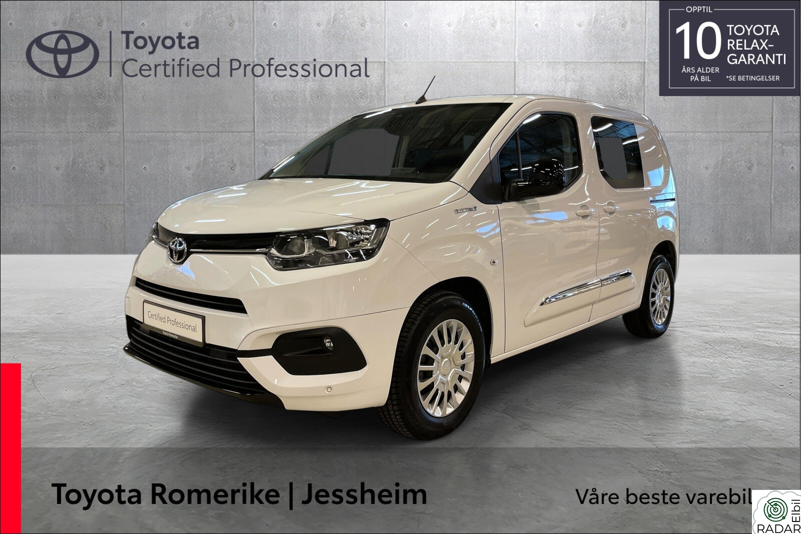TOYOTA Proace City Electric Electric 50 kWt Comfort L1