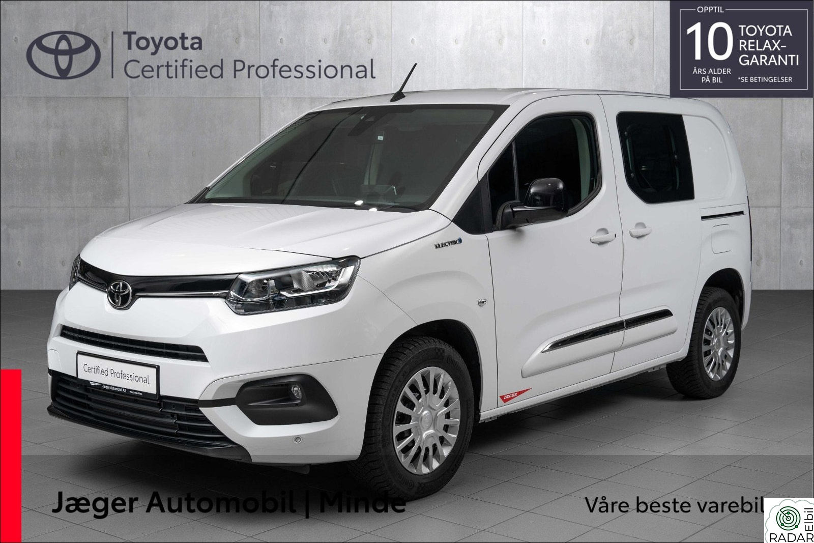 TOYOTA Proace City Electric Electric 50 kWt Comfort L1