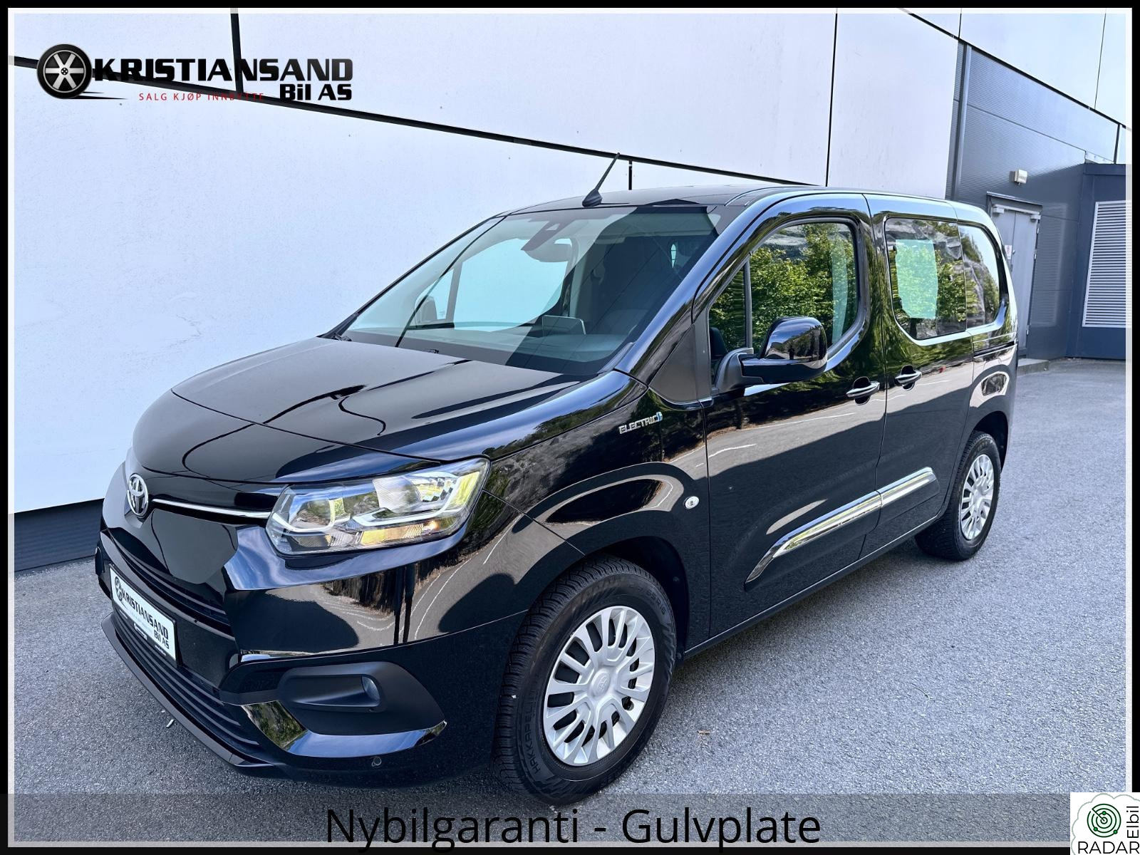 TOYOTA Proace City Electric L1 Electric,Cruise,Appel-Carplay,Klima-Aut,Bøyler,Norsk
