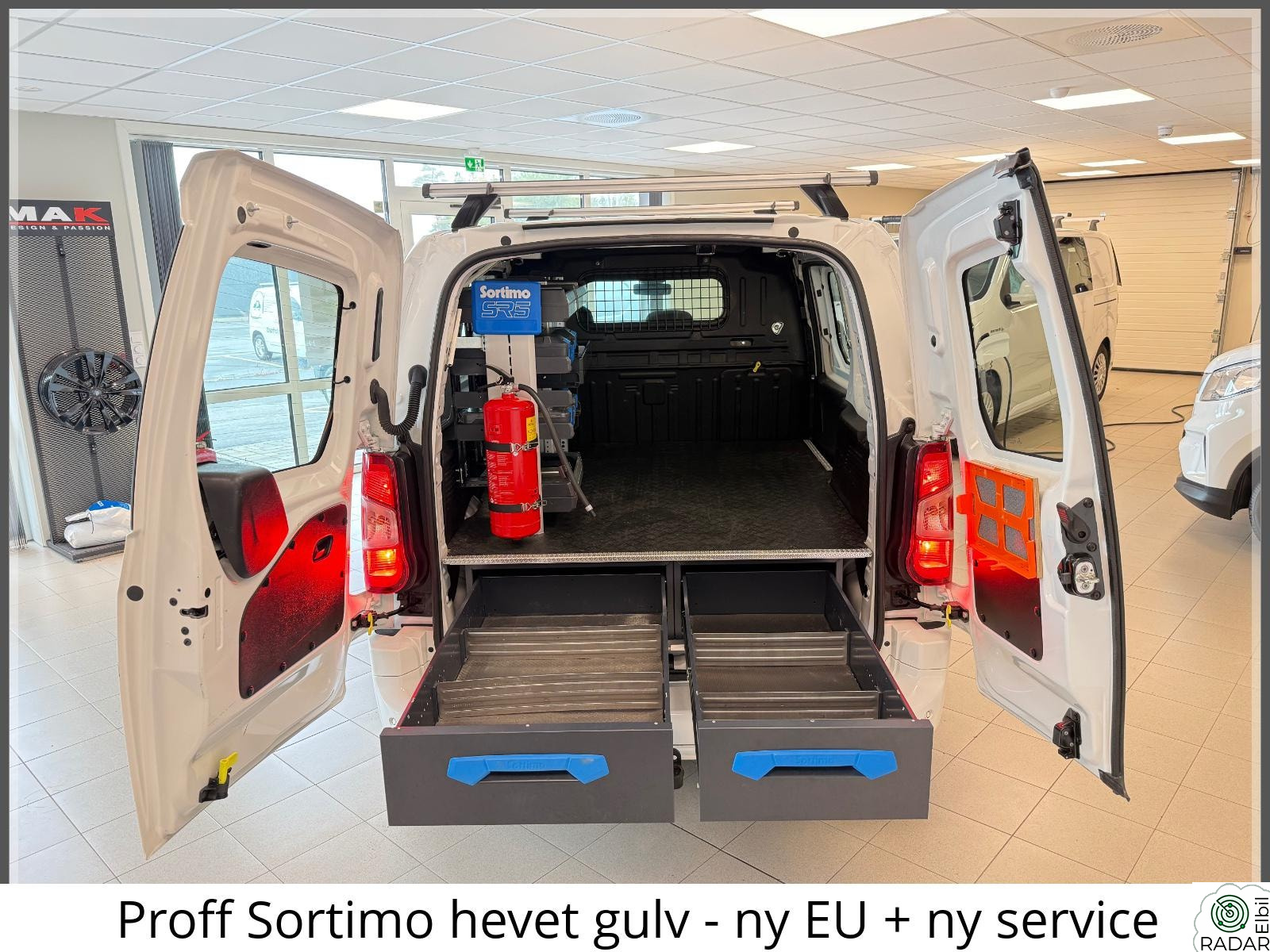 TOYOTA Proace City Electric Electric 50 kWt/L1/Cruise/Park.S/270 WLTP/Sortimo/Krok
