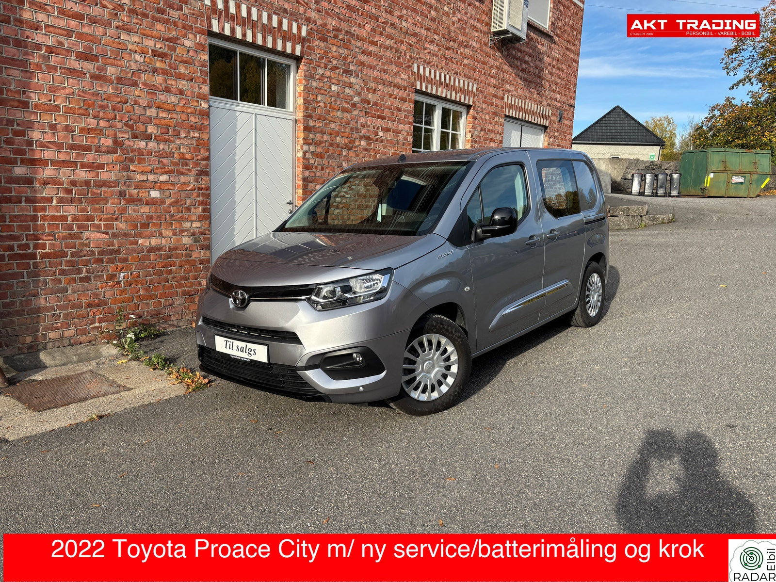 TOYOTA Proace City Electric Electric 50 kWt Comfort L1 m/krok