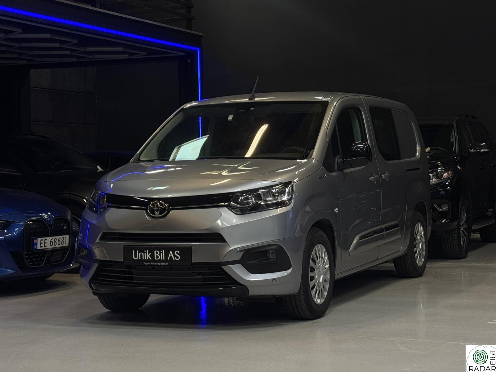 TOYOTA Proace City Electric L2/ 2x SKYVEDØR/ 269 KM WLTP/ LAV KM/ S+V DEKK/