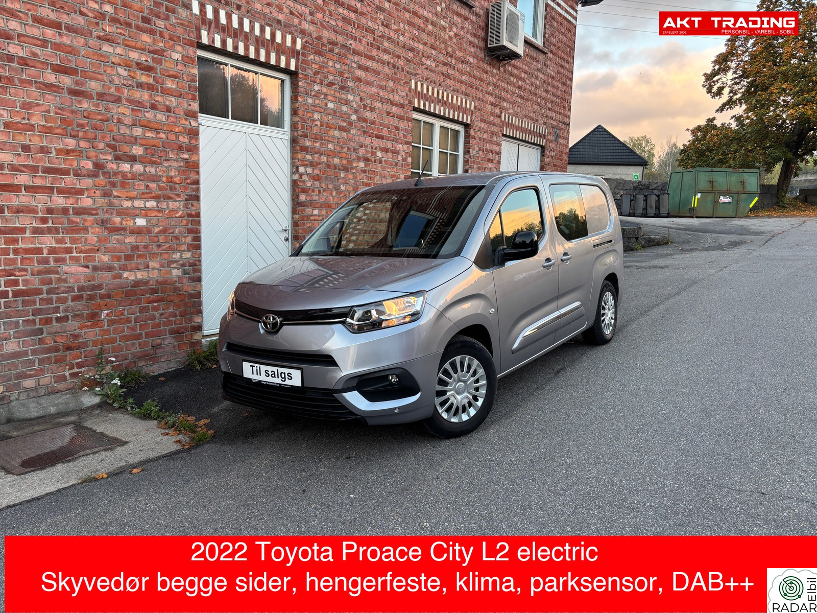 TOYOTA Proace City Electric Electric 50 kWt Comfort L2 / KROK