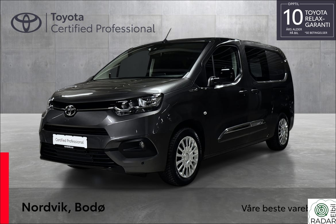 TOYOTA Proace City Electric Comfort | Sidehengslet bakdører|