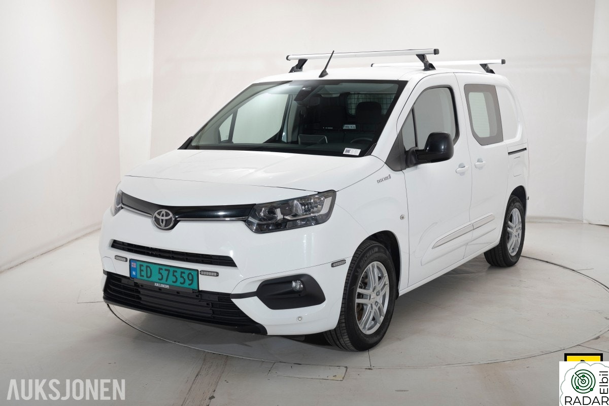 TOYOTA Proace City Electric ELECTRIC 50 KWH L1 AUT CRUISE SKYVEDØRER TAKSTATIV