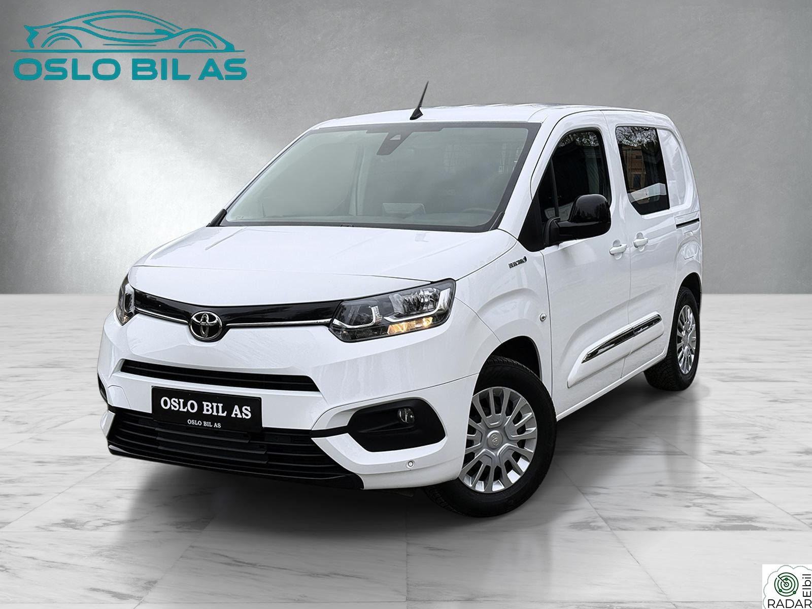 TOYOTA Proace City Electric 50KWH 271KM L1 2XSKYVEDØR DAB RADIO CRUISE PDC GARANTI+