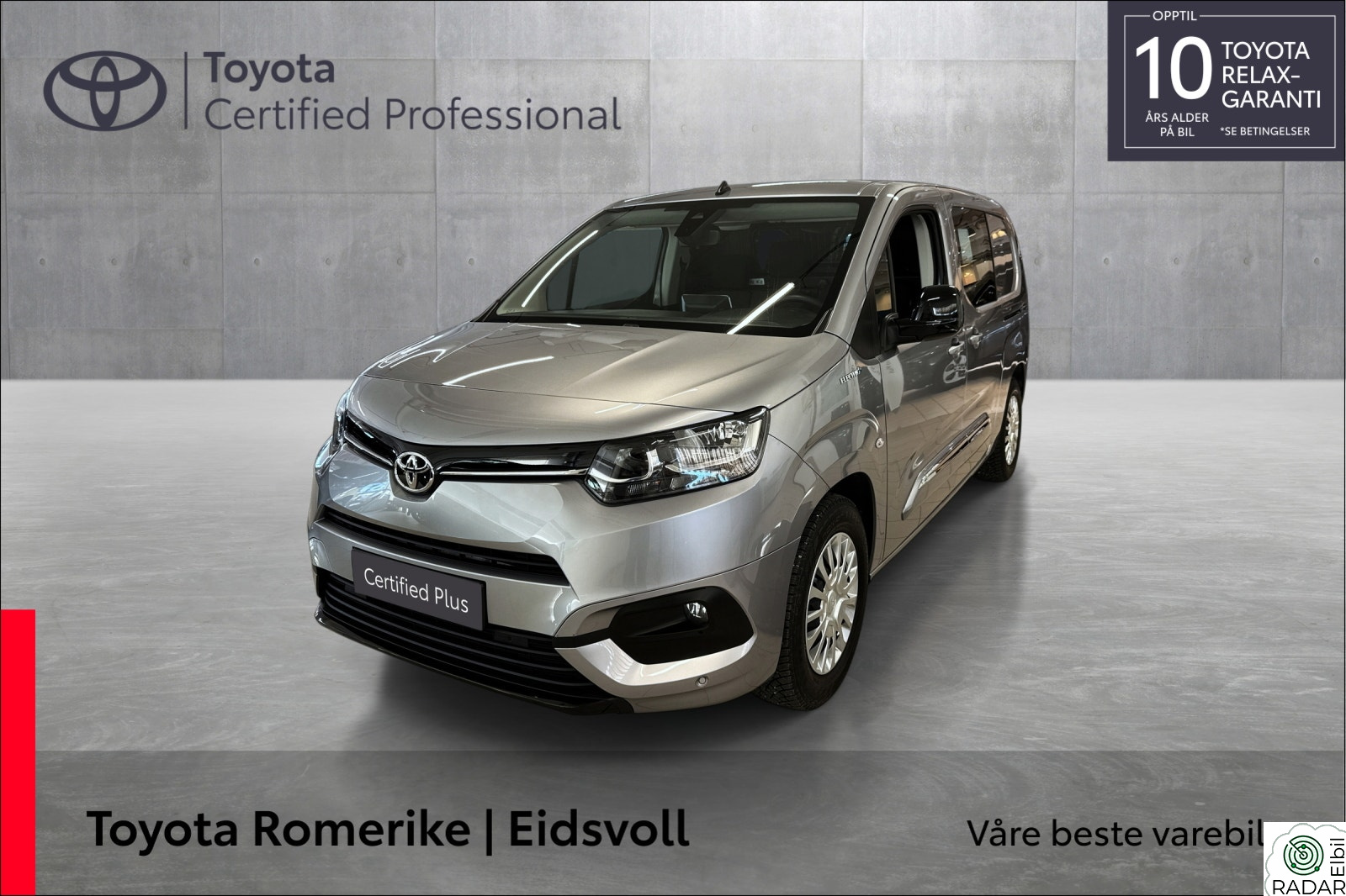 TOYOTA Proace City Electric Electric 50 kWt Comfort L2