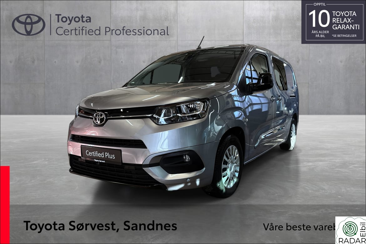 TOYOTA Proace City Electric Lang L2 skyvedører Elektrisk 50kWt  Comfort