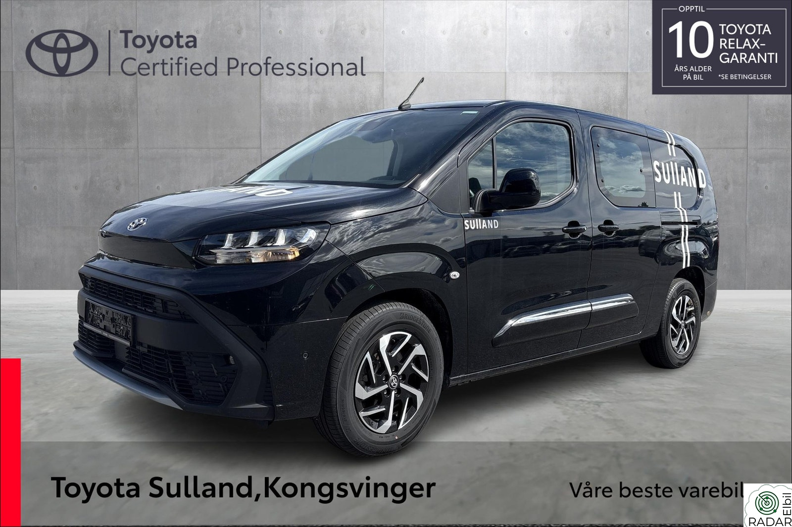 TOYOTA Proace City Electric Comfort Plus I L2 I Tilhengerfeste