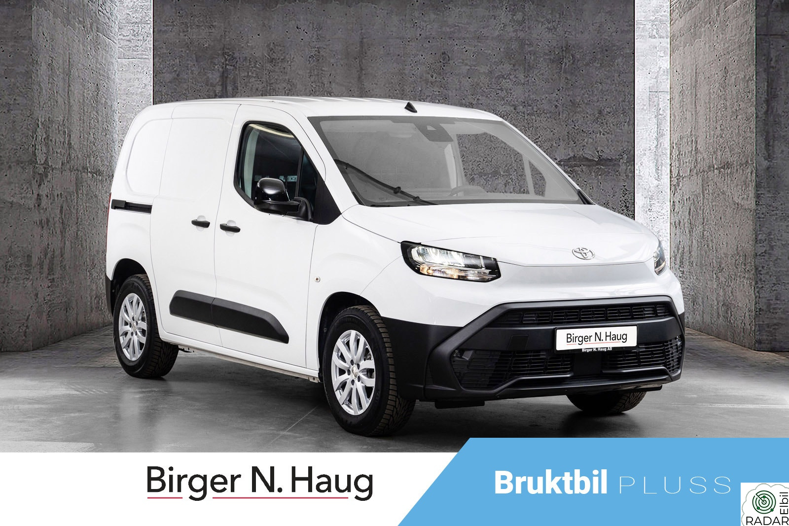 TOYOTA Proace City Electric 50 kWt Comfort L1 MED FULLT MVA FRADRAG!