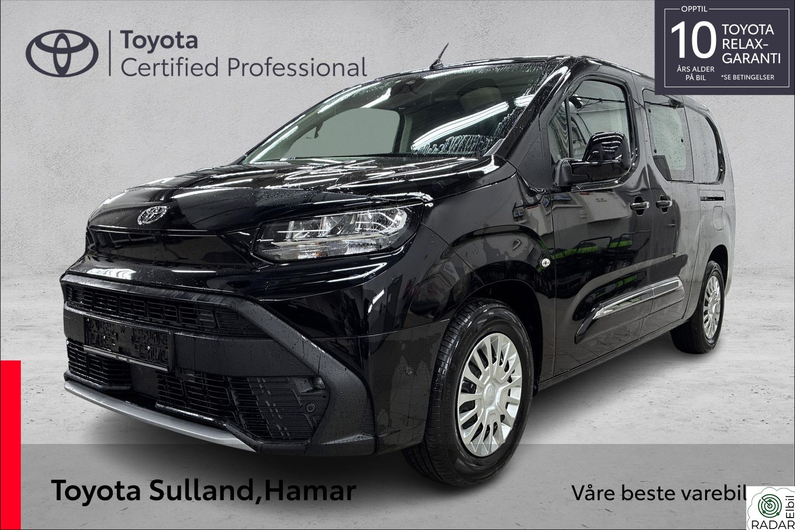 TOYOTA Proace City Electric Electric L2 Comfort - 3 seter - Varme i rattet