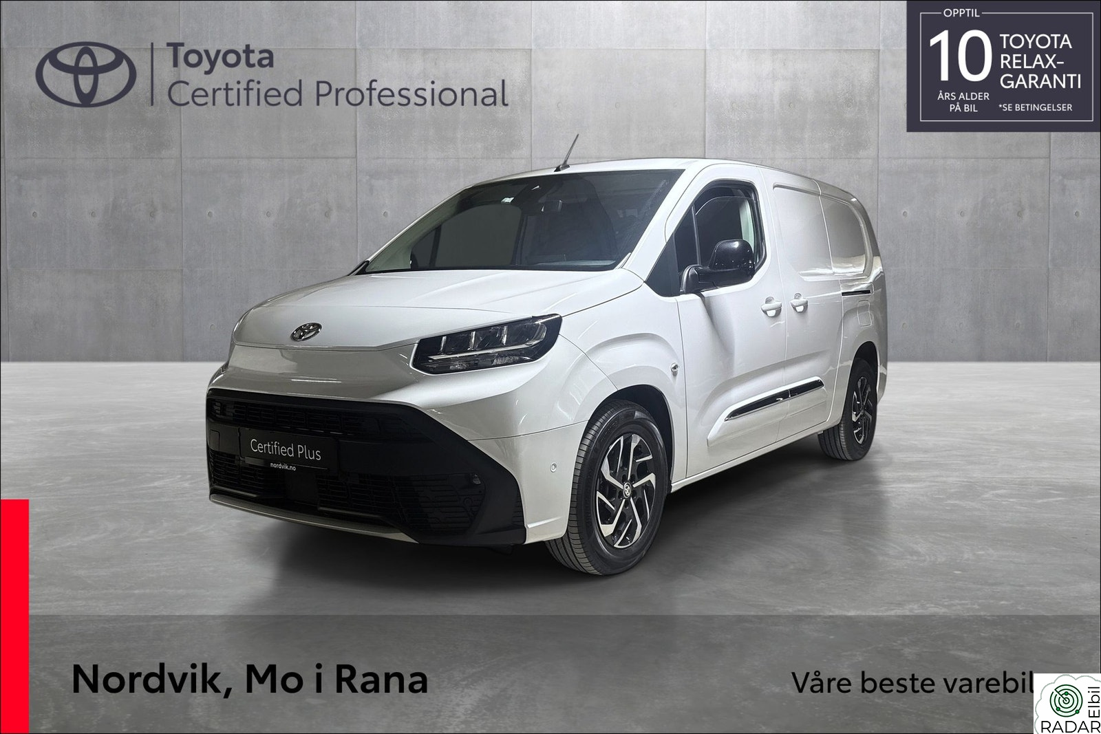 TOYOTA Proace City Electric Electric / ACC / 360 Kamera / Varme i Ratt og seter