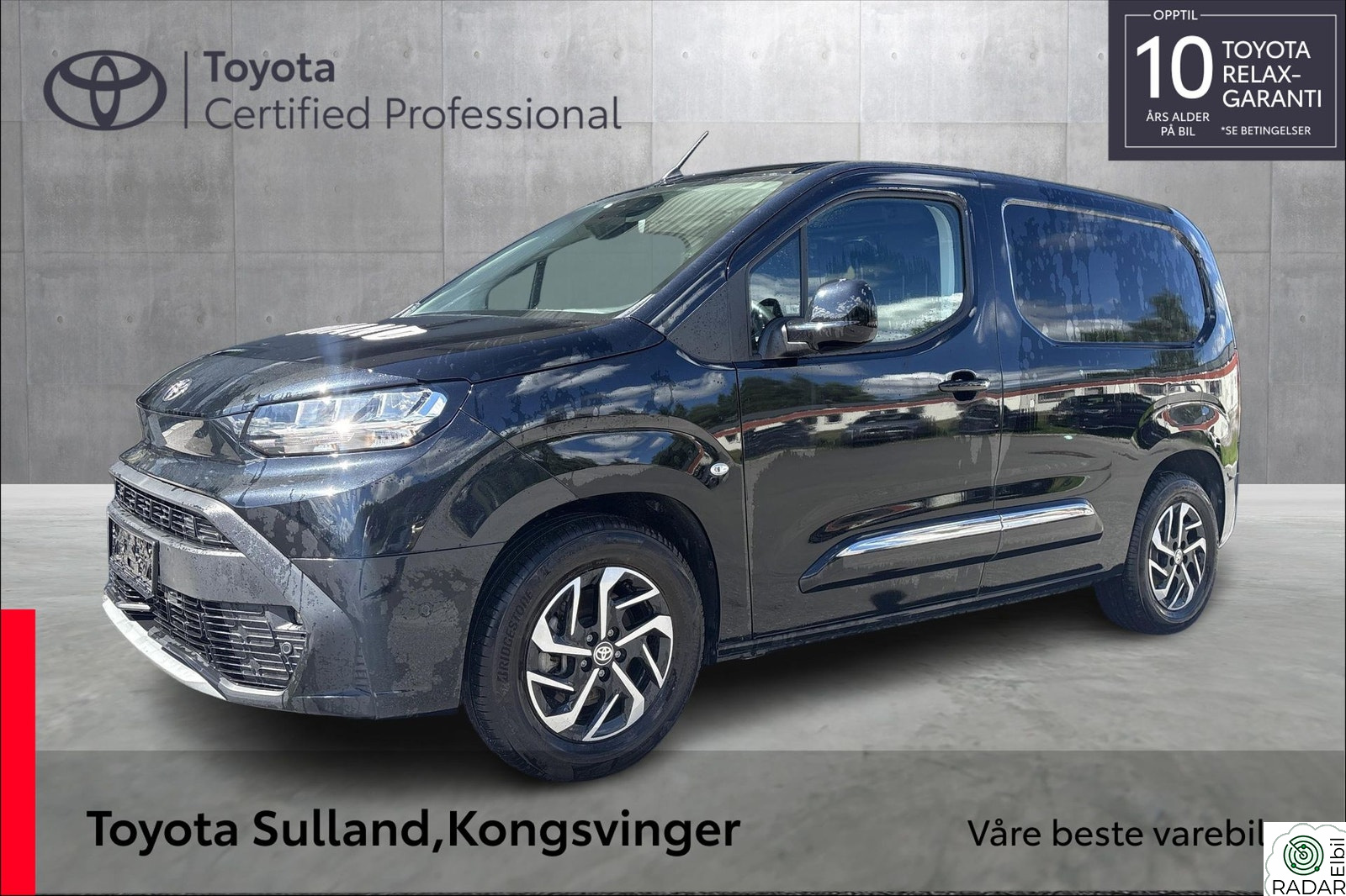 TOYOTA Proace City Electric Comfort Plus I L1 I Tilhengerfeste
