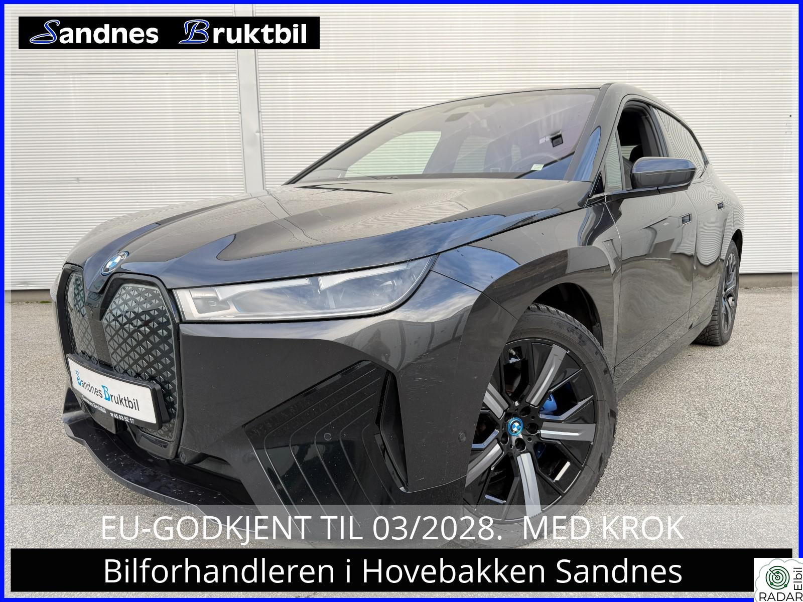 BMW iX xDrive50 IX 50 LUFT,HUD,B&W,LASERLYS,,MASSAGE,4HJULSTYRING,KROK