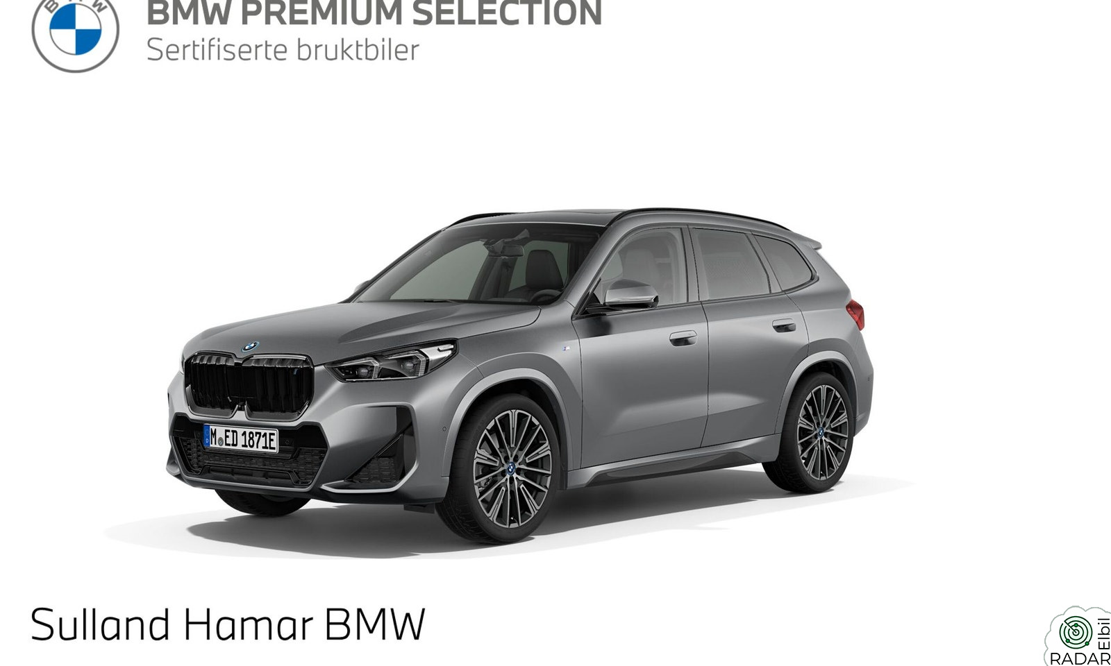 BMW iX1 xDrive30 M-sport| Skinn| 20"| Pano| Frozen-lakk| Ad.LED| Ad.Cru