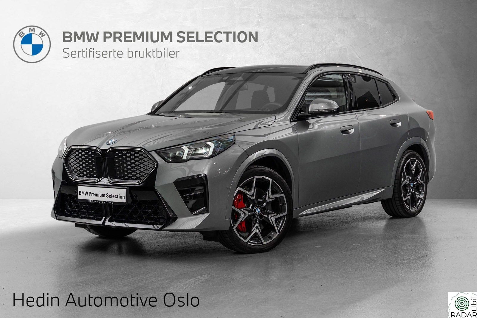BMW iX2 xDrive30 xDrive30, M-Sport Pro, Panorama, H/K, El-seter, Krok