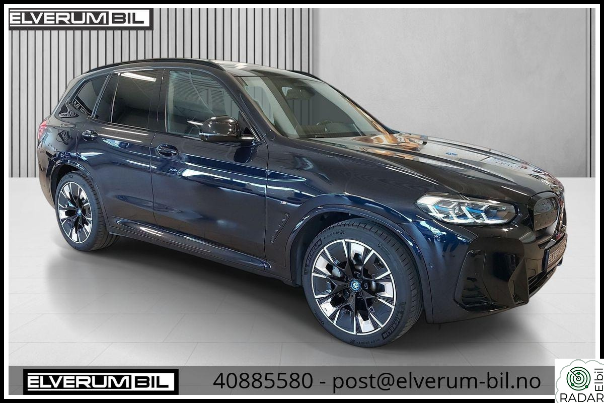 BMW iX3 Fully Charged M-Sport ACC/Krok/Laserl/Skinn/V.ratt/Keyl