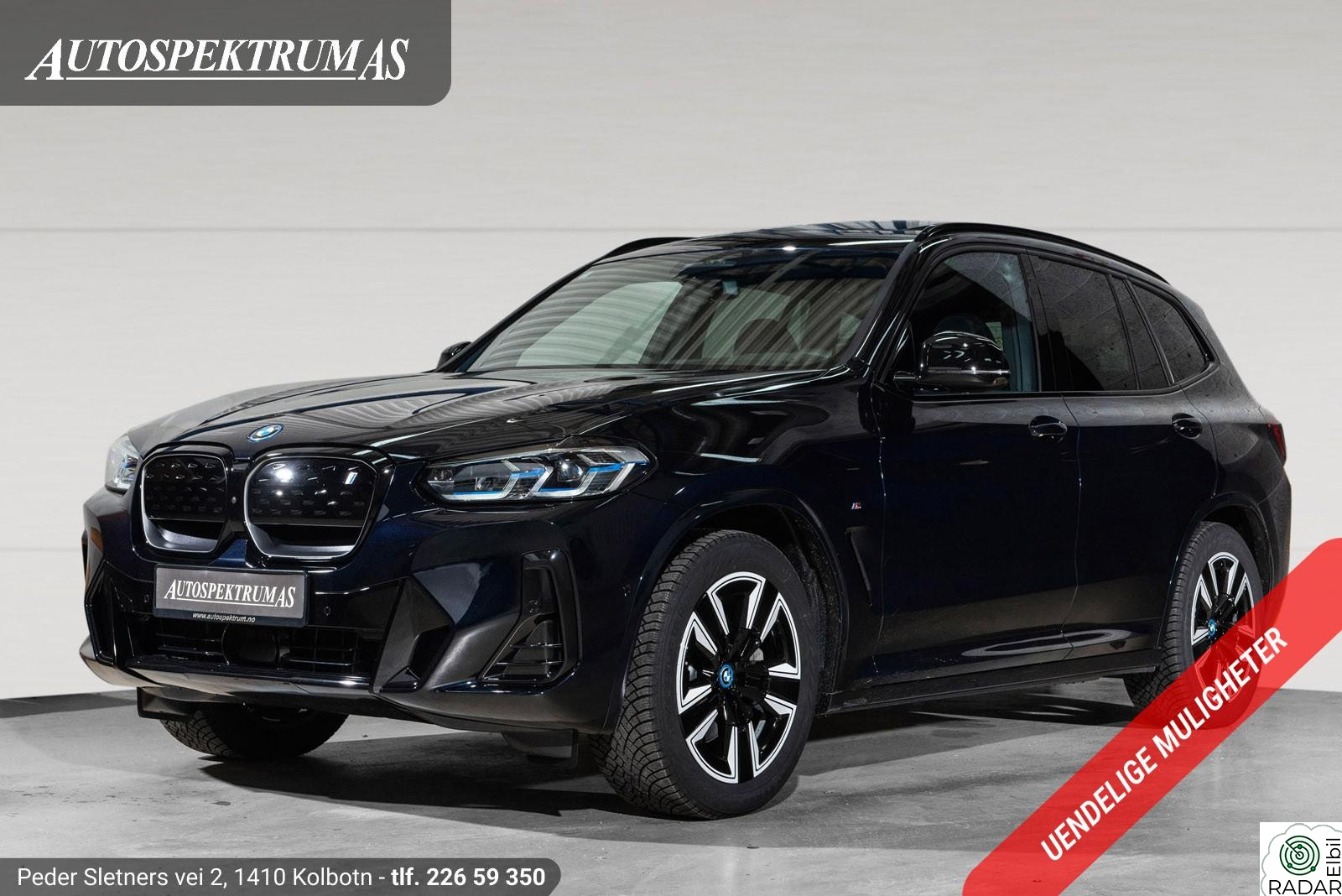 BMW iX3 M-Sport Fully Charged/H.Feste/S+V hjul/Panorama/Norsk++