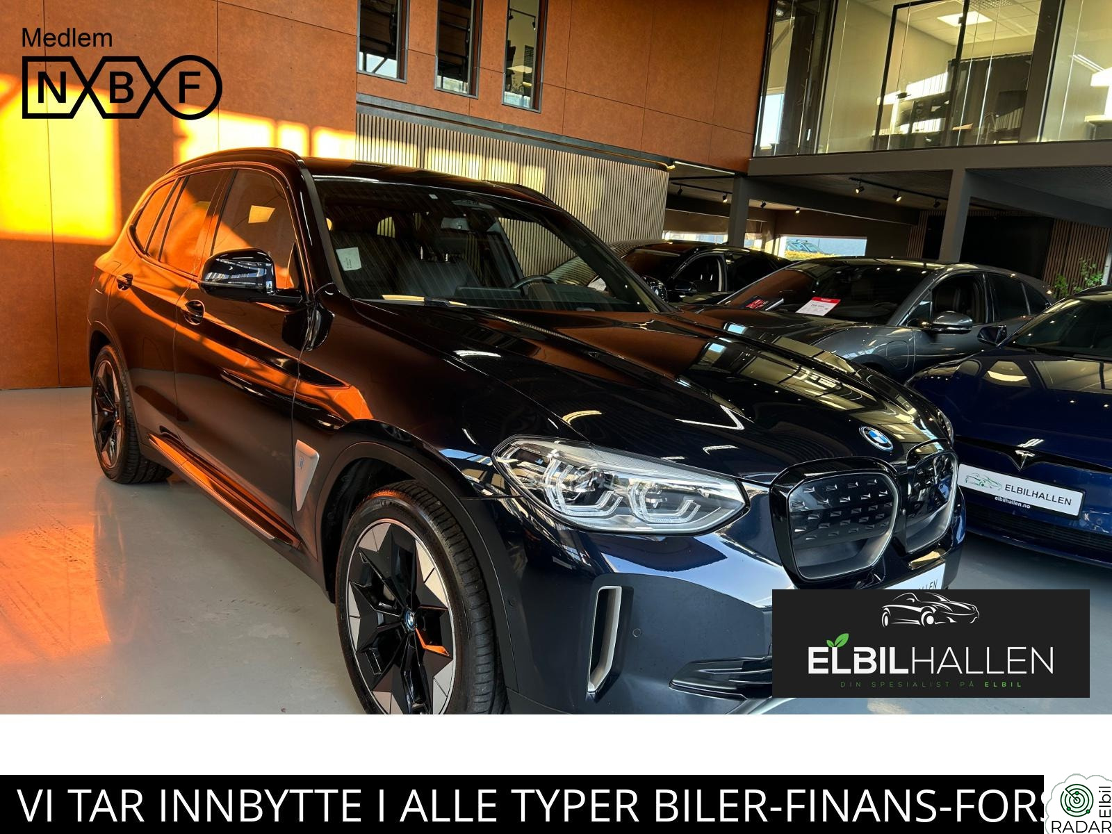 BMW iX3 NORSK/FULLY CHARGED/SKINN/PANO/ACC/HEAD-UP/HK HIFI/KROK