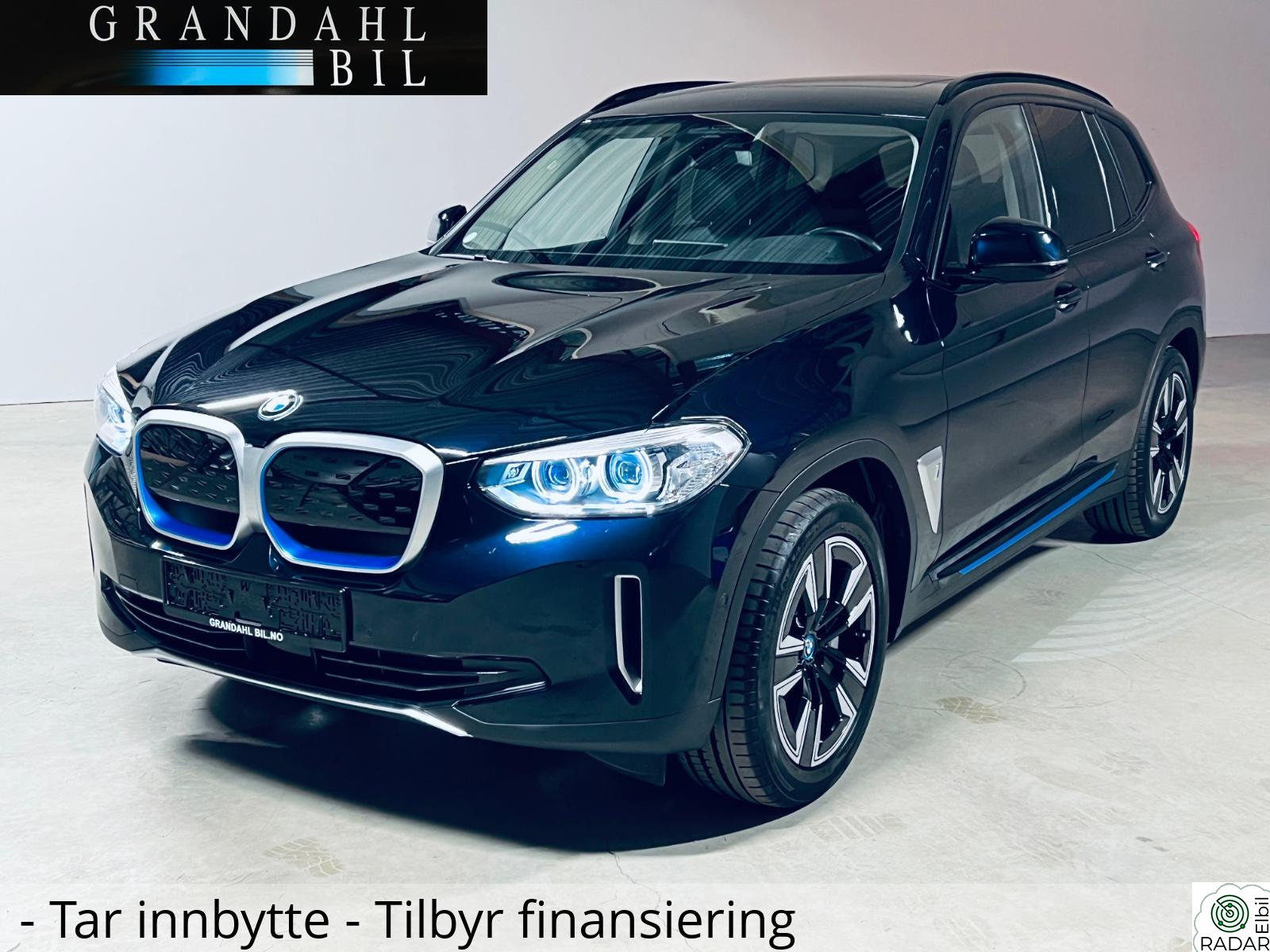 BMW iX3 WLTP 450 KM - Panorama Soltak - Skinn - Varmep. +++