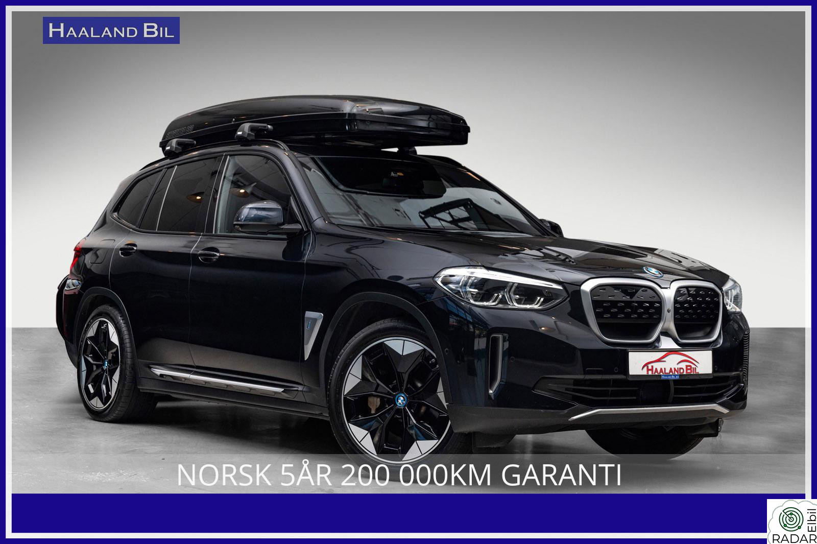 BMW iX3 NORSK FULLY C ELSETER SKINN 5 ÅR 200 000KM GARANTI