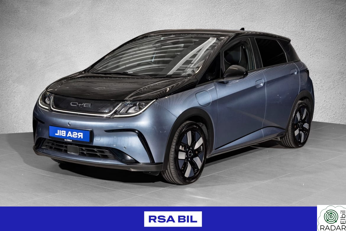 BYD Dolphin Design, Topputgaven, 427km rekkevidde.