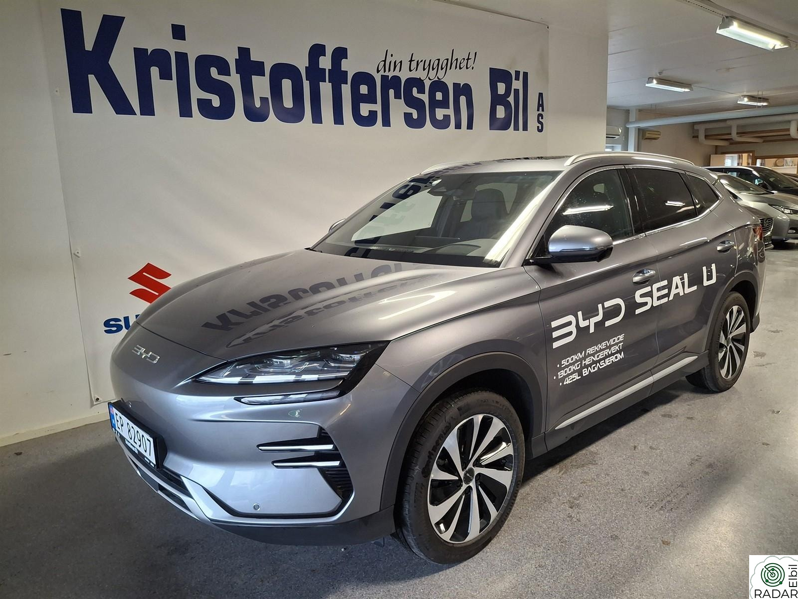 BYD SEAL U 500 km/Skinn/HUD / 360 Kamera/Carplay/Panorama innbytte