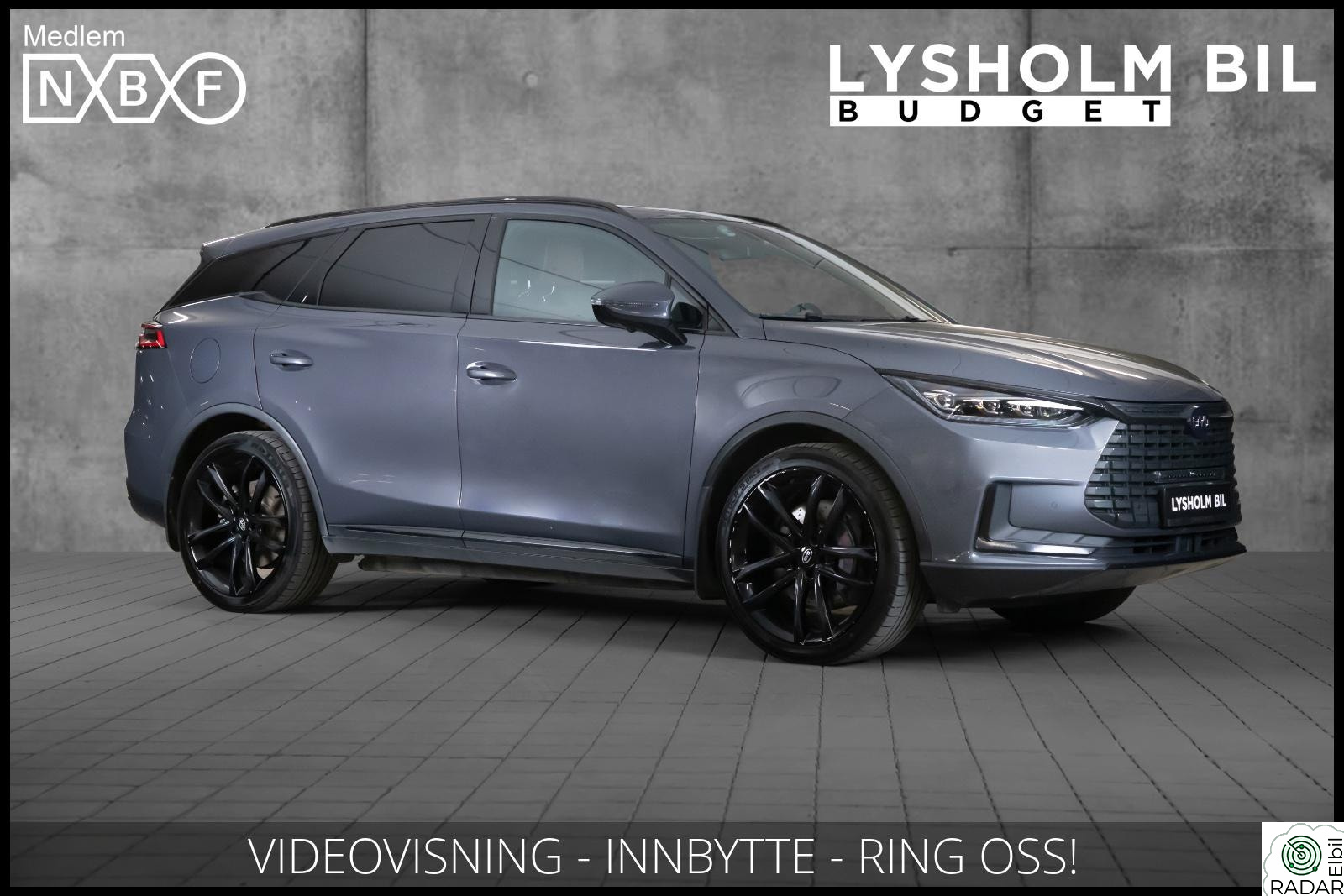 BYD Tang Executive 4x4/7-seter/Hengerfeste/Dirac-lyd/Glasstak