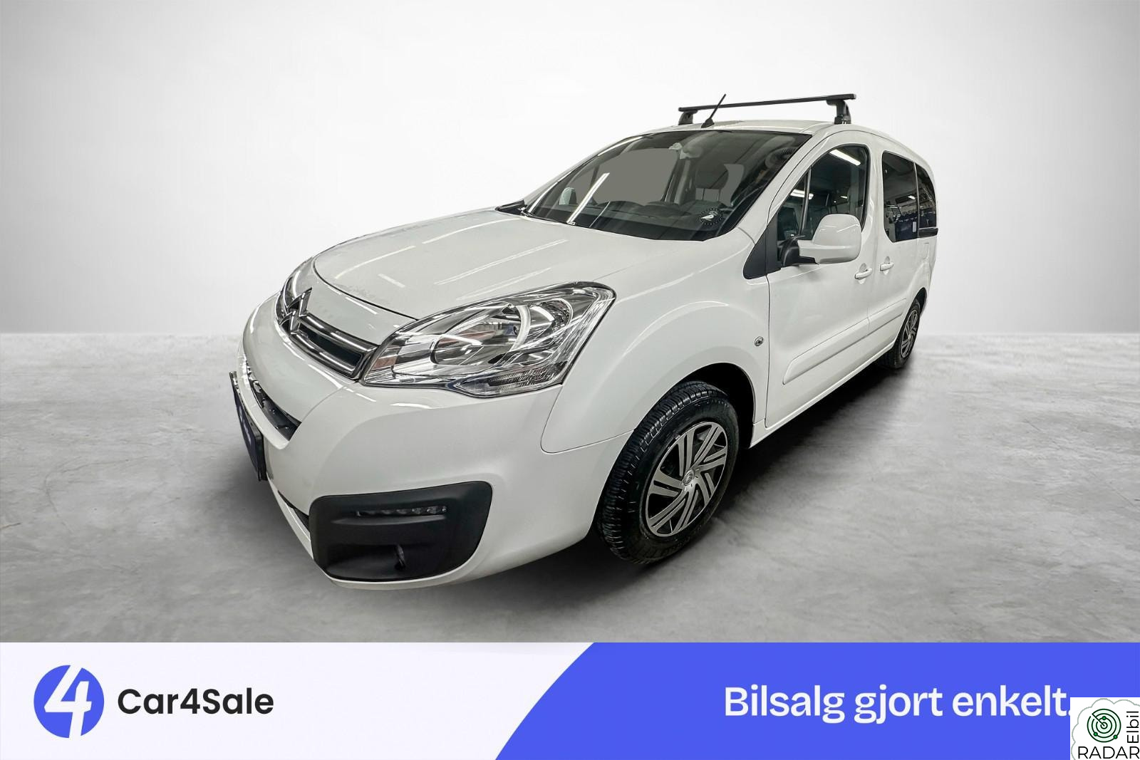 CITROEN BERLINGO 170km 5-seter / Service+EU26 / Norsk / S+V/ Cruise/ DAB