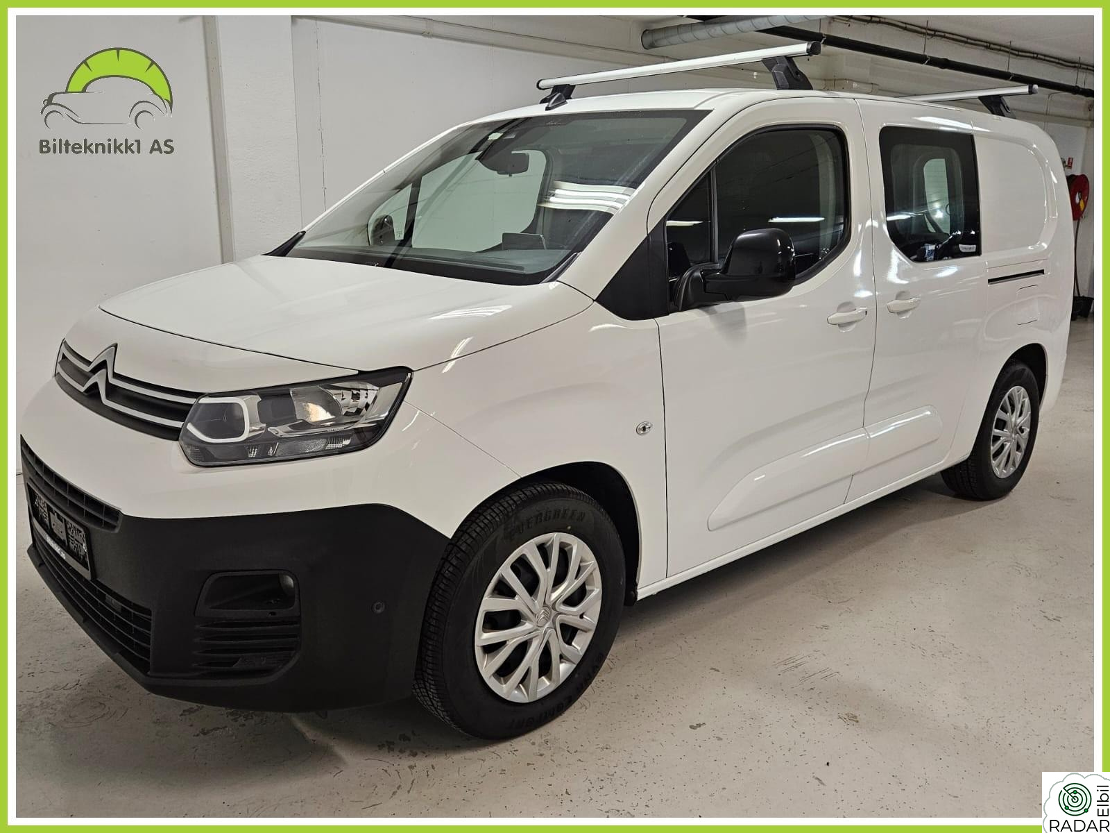 CITROEN e-Berlingo VAN L2 50 KWh Cruise 2 Skyvedør H.Feste 270 Wltp