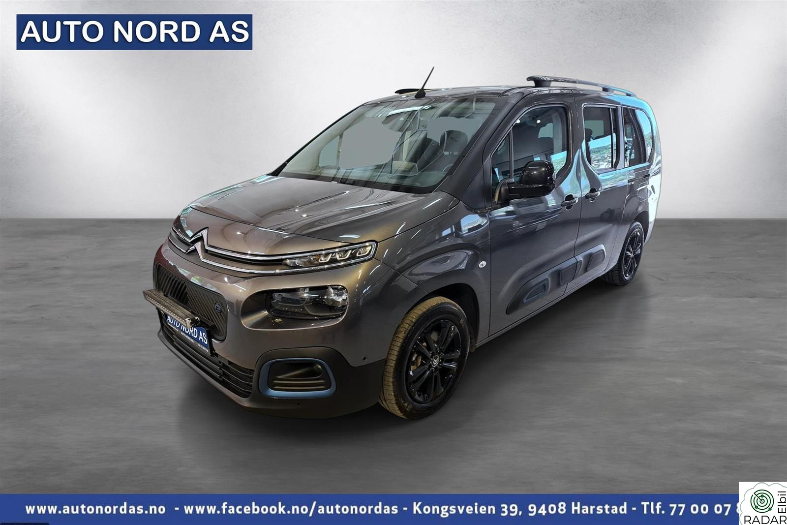 CITROEN e-Berlingo 7 seter, 265 km WLTP, Automat, Head up