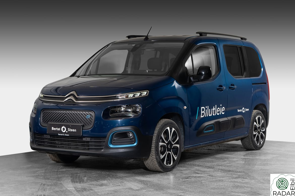 CITROEN e-Berlingo Elbil | Skyvedører | 5 seter | Apple Carplay