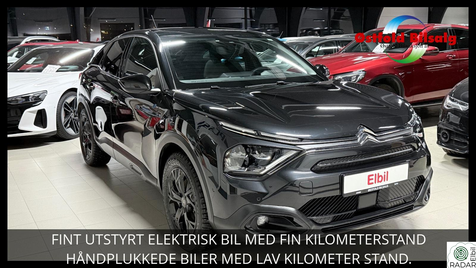 CITROEN E-C4 SHINE ACC SOLTAK RYGGEKAMERA DELSKINN NAVI OPPV.RATT